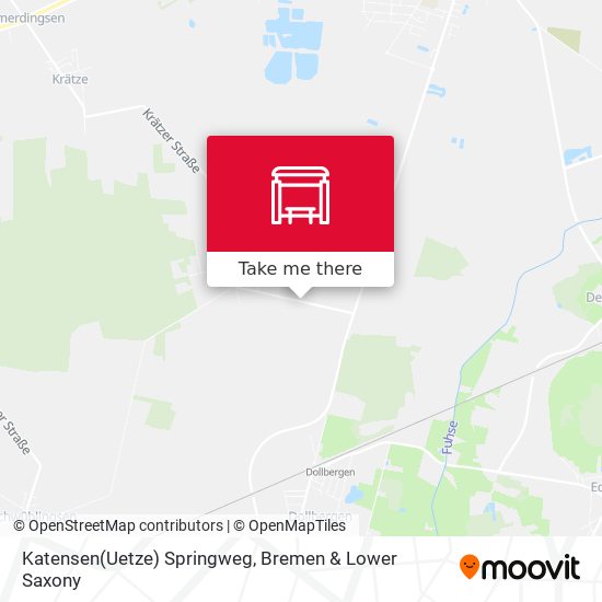 Katensen(Uetze) Springweg map