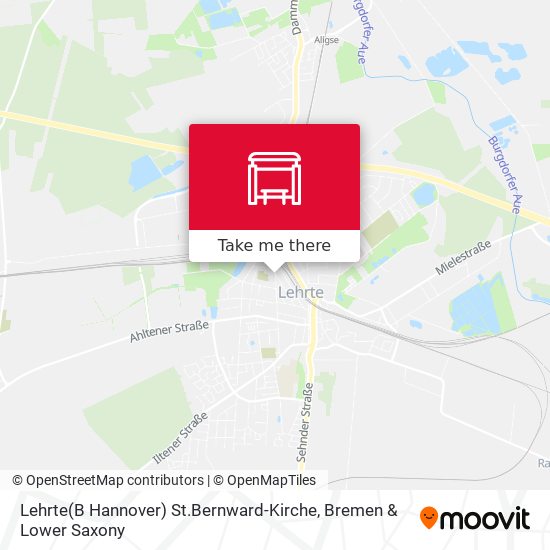 Lehrte(B Hannover) St.Bernward-Kirche map