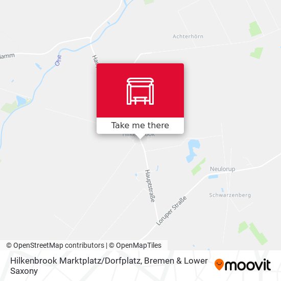 Hilkenbrook Marktplatz / Dorfplatz map