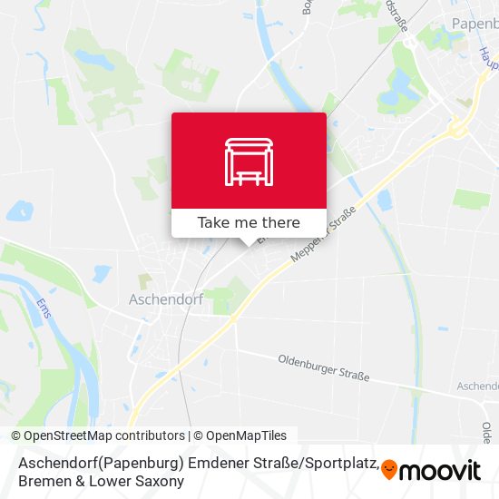 Aschendorf(Papenburg) Emdener Straße / Sportplatz map