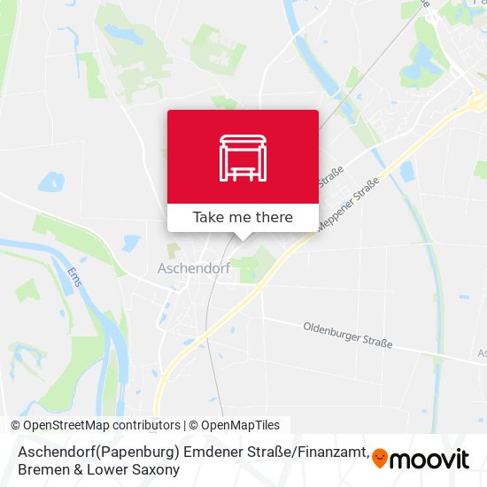 Aschendorf(Papenburg) Emdener Straße / Finanzamt map