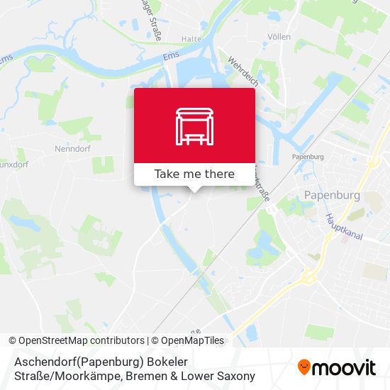 Aschendorf(Papenburg) Bokeler Straße / Moorkämpe map