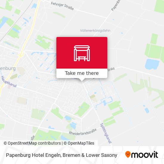Papenburg Hotel Engeln map