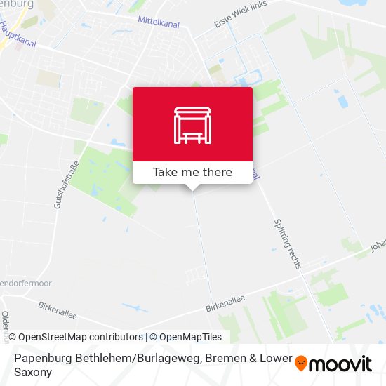 Papenburg Bethlehem/Burlageweg map
