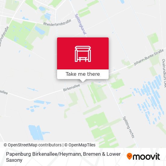 Papenburg Birkenallee/Heymann map