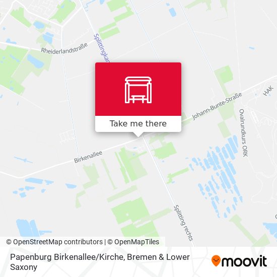 Papenburg Birkenallee/Kirche map