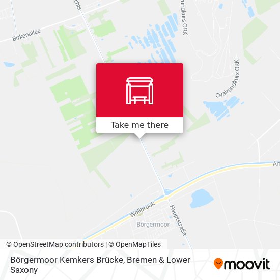 Börgermoor Kemkers Brücke map