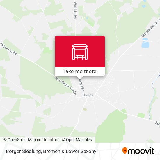 Börger Siedlung map