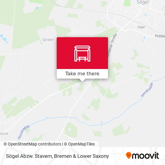 Sögel Abzw. Stavern map