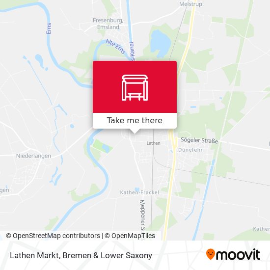 Lathen Markt map