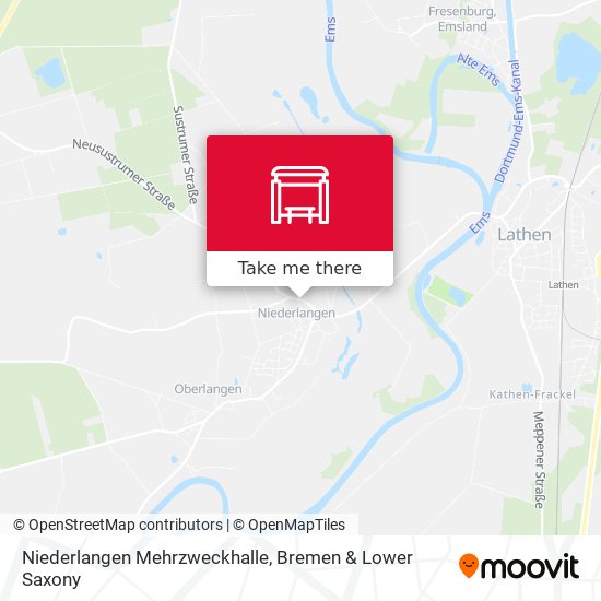 Niederlangen Mehrzweckhalle map