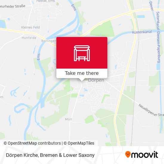 Dörpen Kirche map