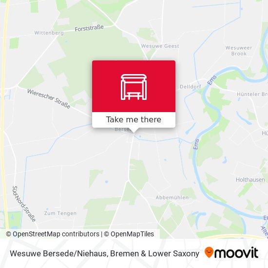 Wesuwe Bersede/Niehaus map