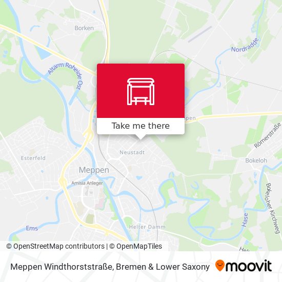 Meppen Windthorststraße map