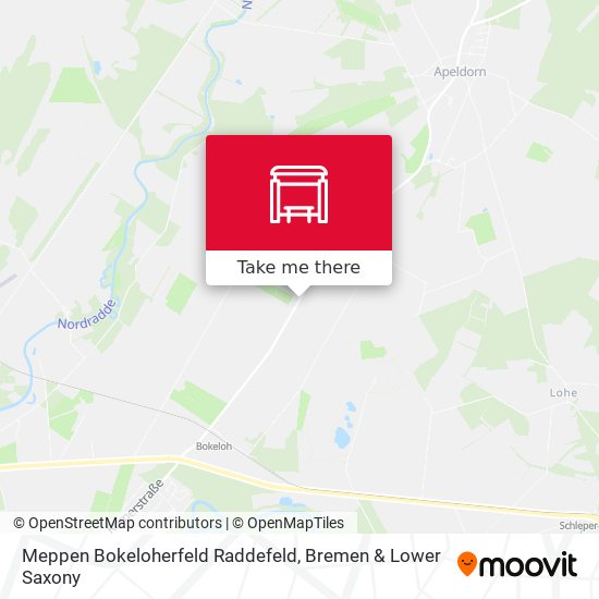 Meppen Bokeloherfeld Raddefeld map