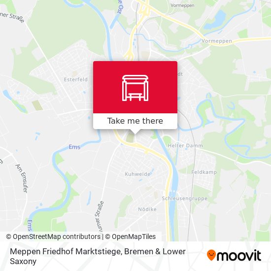 Meppen Friedhof Marktstiege map