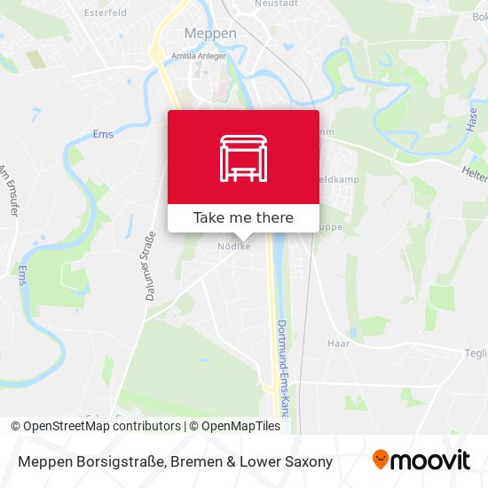 Meppen Borsigstraße map