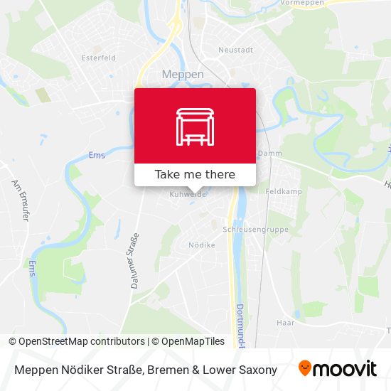 Meppen Nödiker Straße map
