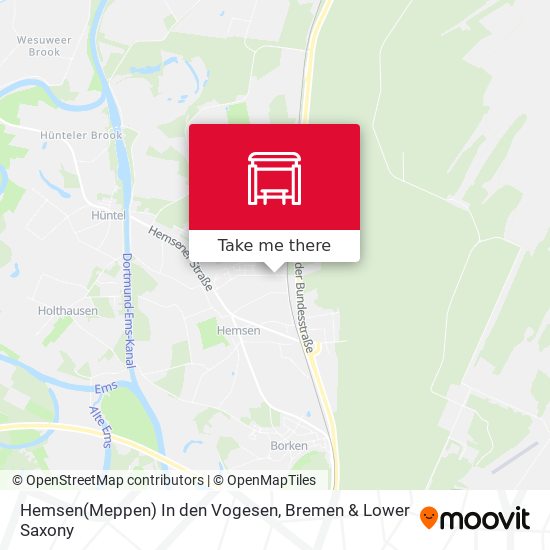 Hemsen(Meppen) In den Vogesen map