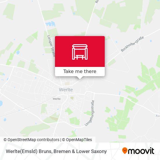 Werlte(Emsld) Bruns map