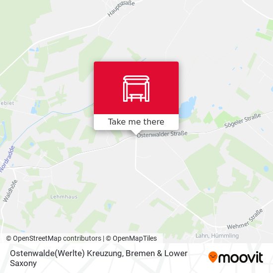 Ostenwalde(Werlte) Kreuzung map