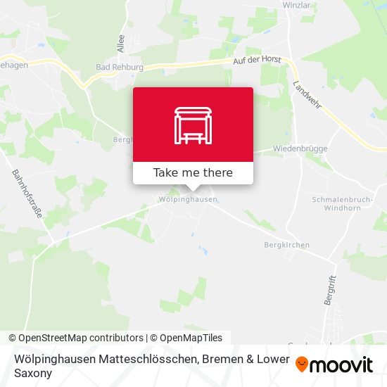 Wölpinghausen Matteschlösschen map