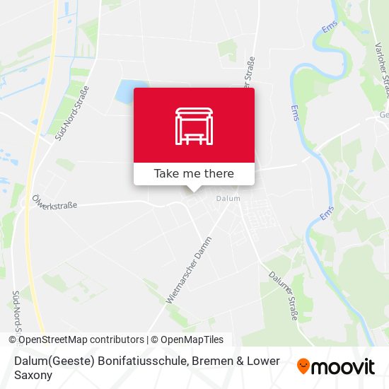 Dalum(Geeste) Bonifatiusschule map