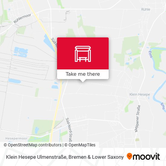 Klein Hesepe Ulmenstraße map