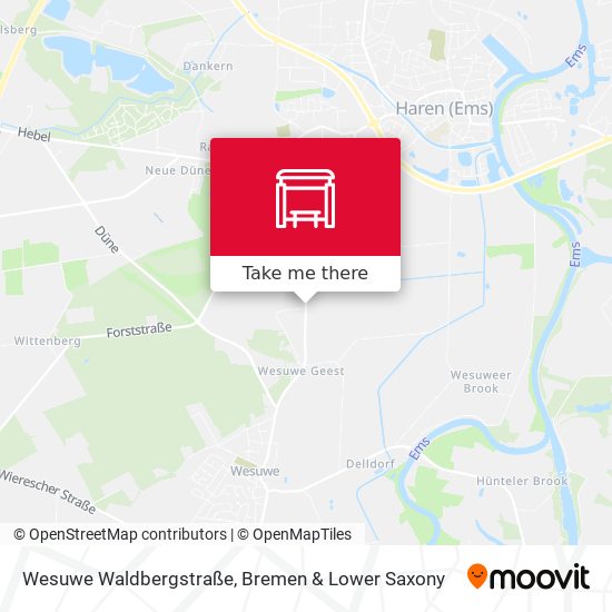 Wesuwe Waldbergstraße map
