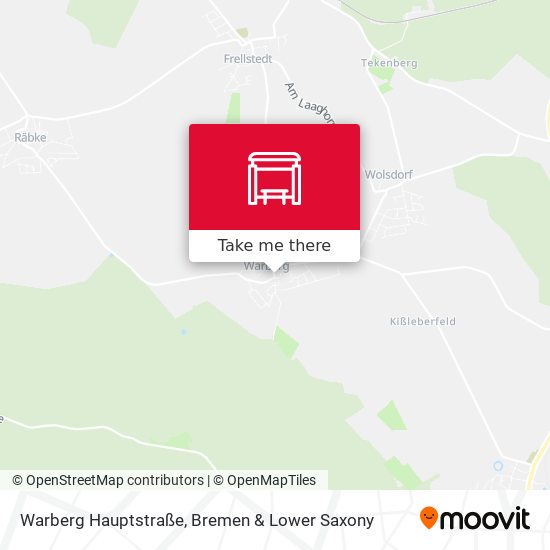 Warberg Hauptstraße map