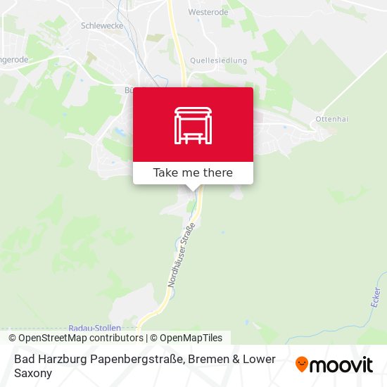 Bad Harzburg Papenbergstraße map