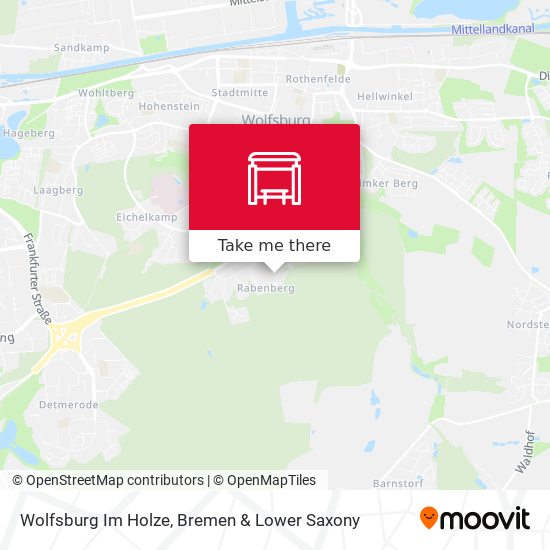 Wolfsburg Im Holze map