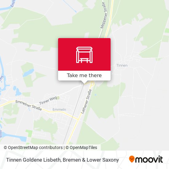Tinnen Goldene Lisbeth map