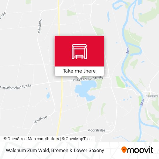 Walchum Zum Wald map