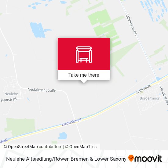 Neulehe Altsiedlung/Röwer map