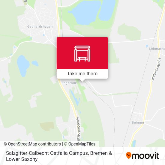 Salzgitter-Calbecht Ostfalia Campus map