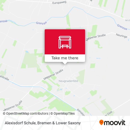 Alexisdorf Schule map