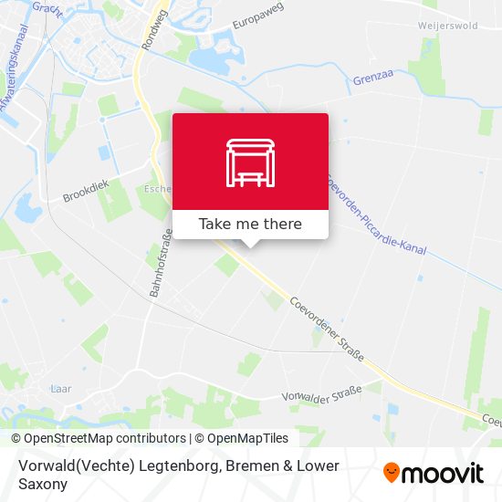 Vorwald(Vechte) Legtenborg map