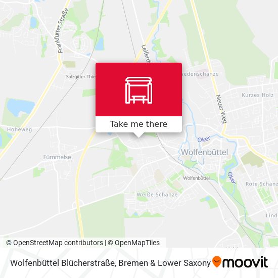 Wolfenbüttel Blücherstraße map