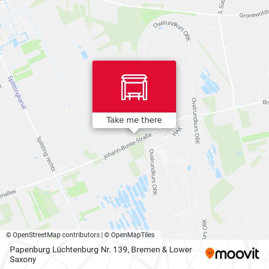 Papenburg Lüchtenburg Nr. 139 map