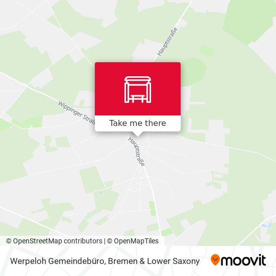 Werpeloh Gemeindebüro map