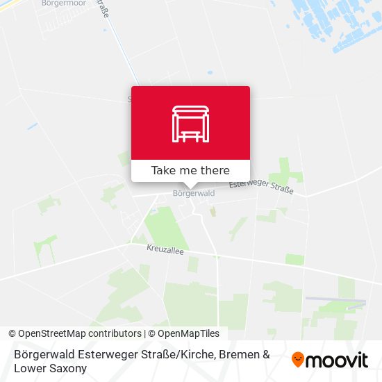 Börgerwald Esterweger Straße / Kirche map