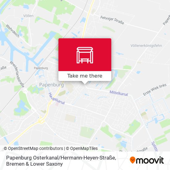 Papenburg Osterkanal / Hermann-Heyen-Straße map