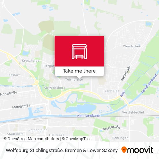 Wolfsburg Stichlingstraße map