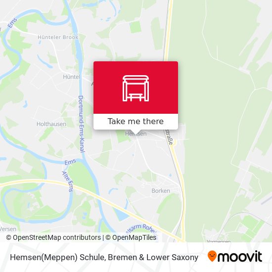 Hemsen(Meppen) Schule map