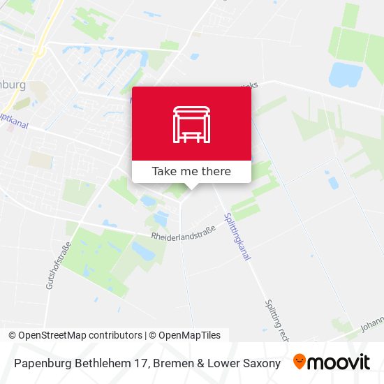 Papenburg Bethlehem 17 map