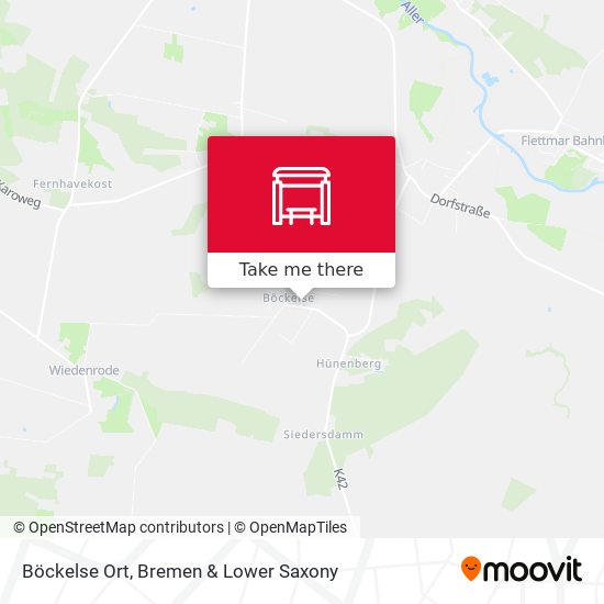 Böckelse Ort map