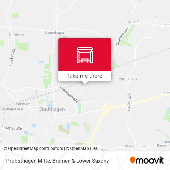 Probsthagen Mitte map