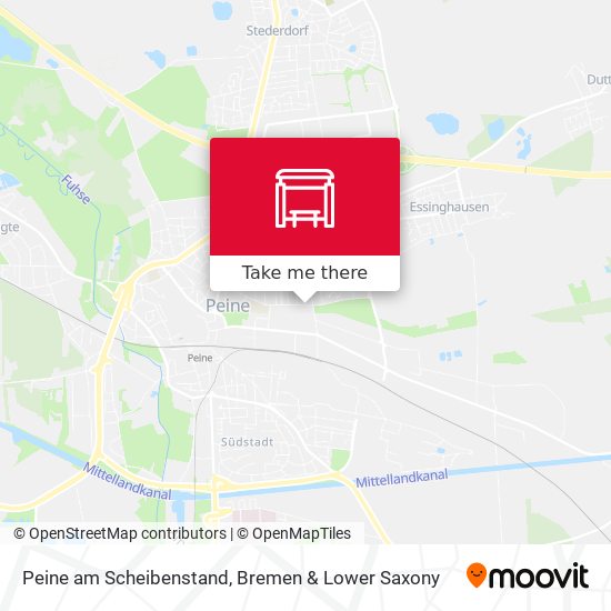 Peine am Scheibenstand map
