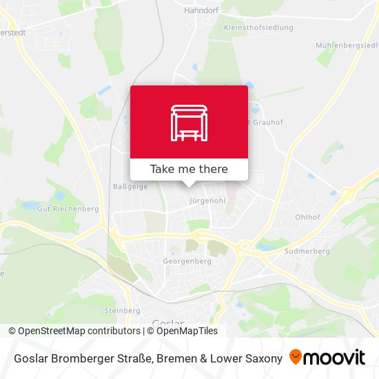 Goslar Bromberger Straße map